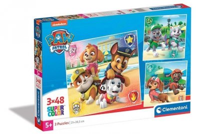 CLEMENTONI - PUZZLE CLE puzzle 3x48 SuperKolor Square Psi Patrol 25301