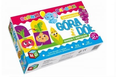 MULTIGRA Góra i dół / Owoce warzywa - Słonik balonik 01287