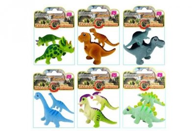 TRIFOX Dinozaury flokowane mama i dziecko 8434 27433
