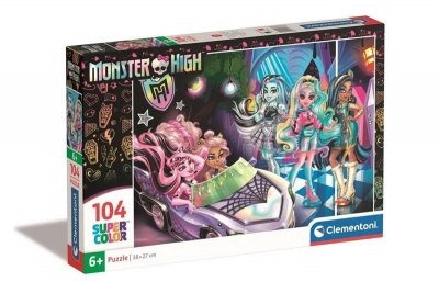 CLEMENTONI - PUZZLE CLE puzzle 104 SuperKolor Monster High 25783