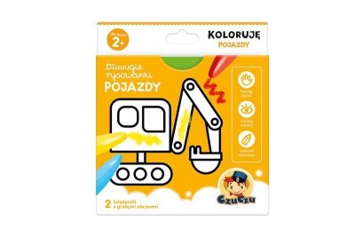 CzuCzu CzuCzu Dłuuugie rysow.Pojazdy Koloruję 2+ 01065
