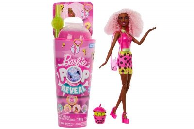 MATTEL Barbie PopRev lalka Jagoda BubbleTea HTJ20 /4