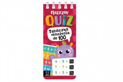 AKSJOMAT Magiczny quiz.Tabliczka mnoż.do 100 spirala 40683