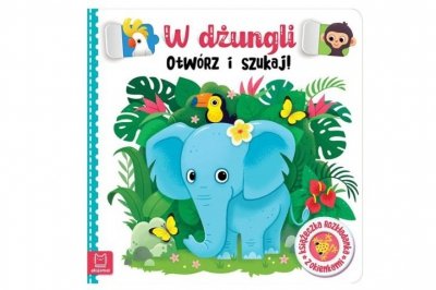 AKSJOMAT Książeczka rozkł.Otwórz i szukaj! W dżungli  38894