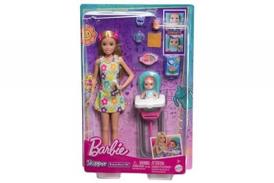MATTEL Barbie opiek.Skipper karmienie bobasa HTK35