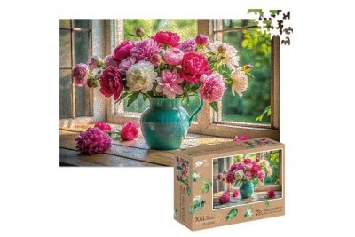 ALEXANDER Drewniane puzzle XXL 500szt Kwitnące okno 50431
