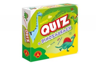 ALEXANDER Quiz O dinozaurach kieszonkowa gra edukac.28683