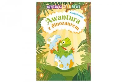 SKRZAT-WYDAWNICTWO Czytanki sylabowe Awantura z dinozaurem 77858 