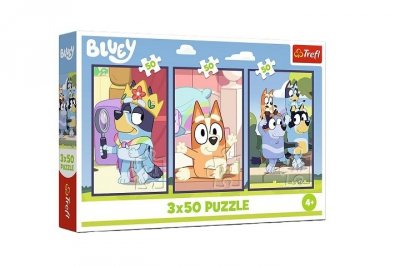 TREFL PUZZLE 3x50  Rodzina Bluey 34890
