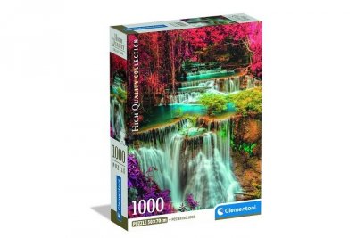 CLEMENTONI - PUZZLE CLE puzzle 1000 Compact Colourful Thai falls 39984