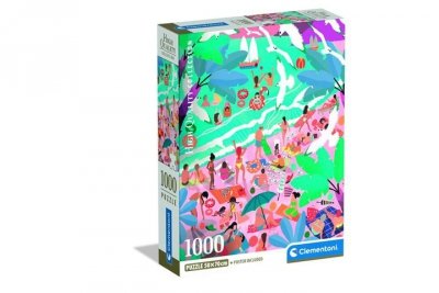 CLEMENTONI - PUZZLE CLE puzzle 1000 Compact Sunday at the Beach 39938