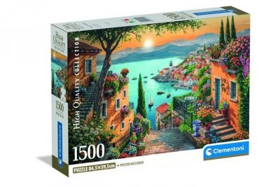 CLEMENTONI - PUZZLE CLE puzzle 1500 Compact Steps to the Harbor 31729