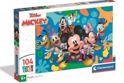 CLEMENTONI - PUZZLE CLE puzzle 104 SuperKolor Mickey and Friends 25053