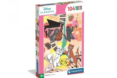 CLEMENTONI - PUZZLE CLE puzzle 104 SuperKolor Aristocats 25048