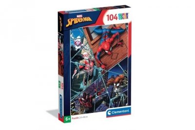 CLEMENTONI - PUZZLE CLE puzzle 104 SuperKolor Spider-Man 25043