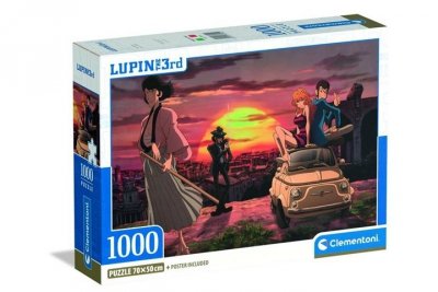 CLEMENTONI - PUZZLE CLE puzzle 1000 Compact Lupin III 37054