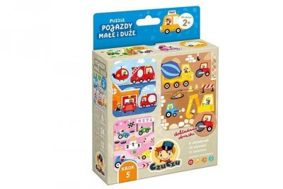 CzuCzu CzuCzu Puzzle Pojazdy małe i duże 2+ 93785