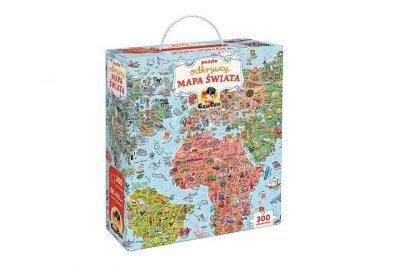 CzuCzu CzuCzu Puzzle odkrywcy Mapa Świata 7+ 93693