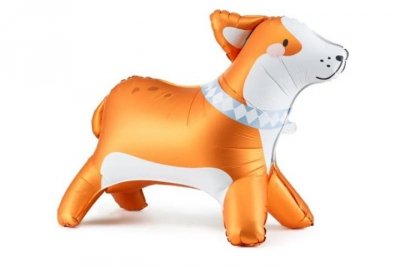 PARTYDECO Stojący balon fol.Corgi 88x70cm mix 64690