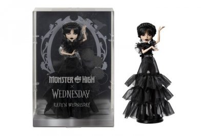 MATTEL MONSTER HIGH Wednesday Raven na balu HXJ03