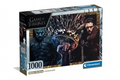 CLEMENTONI - PUZZLE CLE puzzle 1000 Compact Game of Thrones 39962