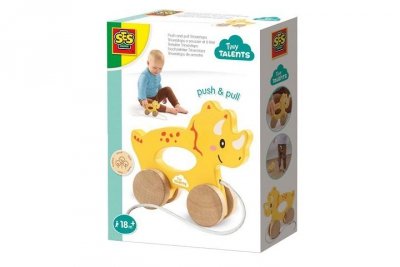 SES CREATIVE SES Pchaj i ciągnij 2w1 drew.Tricerat..13203 32033