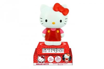 KIDS EUROSWAN HISZPANIA Hello Kitty lampka z budzikiem HK50198 91578