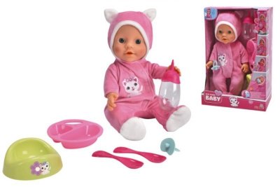 SIMBA New Born Baby Bobas kocia piżamka+akces 503-0519