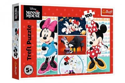 TREFL PUZZLE 100 Zabawna Minnie /Disney Minnie 16517