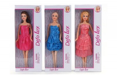 ADAR Lalka 29cm w sukni 3kol 47929