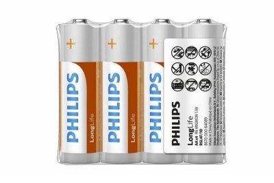 PHILIPS Bateria PHILIPS R06 4szt/folia cena/szt 49640