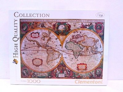 CLEMENTONI - PUZZLE CLE puzzle 1000 HQ Old Map 31229