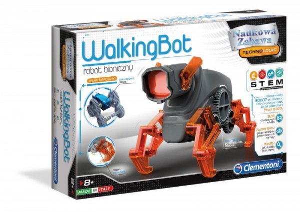 Clementoni Zestaw konstrukcyjny Walking Bot Chodzący robot