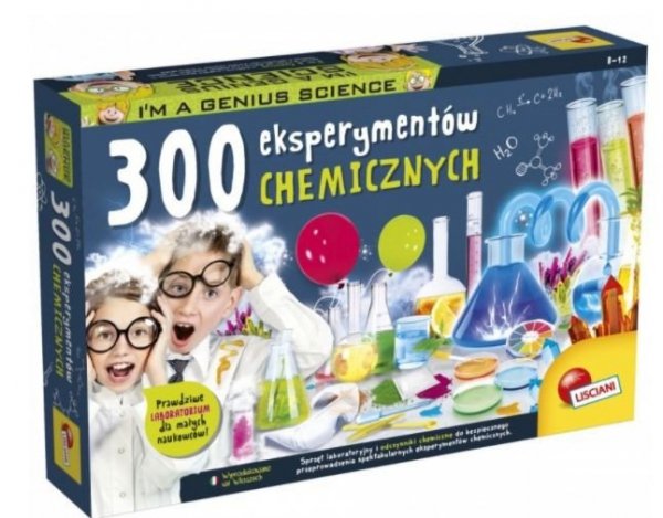Lisciani Zestaw naukowy I&#039;m A Genius 300 eksperymentów chemicznych