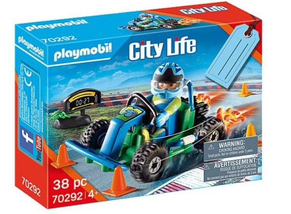 Playmobil Zestaw z figurkami City Life 70292 Zestaw upominkowy &quot;Wyścig Go-Kart&quot;