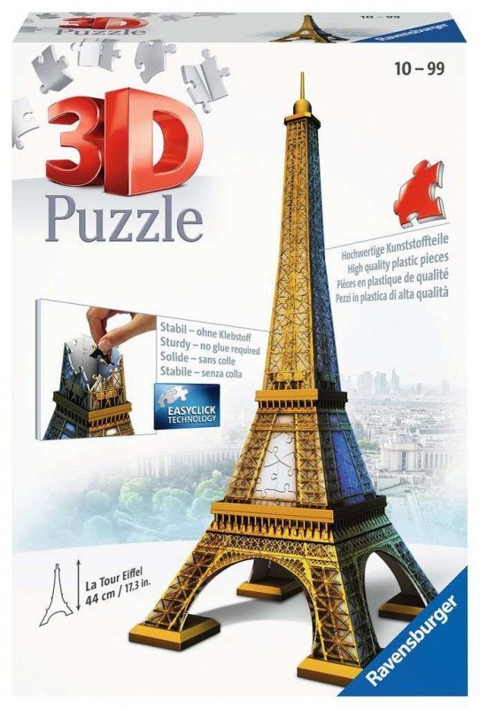 Ravensburger Polska Puzzle 216 elementów 3D Wieża Eiffla