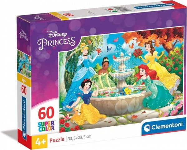 Clementoni Puzzle 60 elementów Księżniczki Disneya