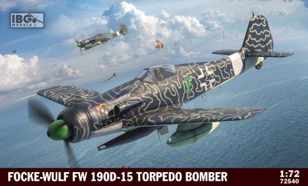 Ibg Model plastikowy Focke Wulf Fw190D-15 Torpedo Bomber 1/72