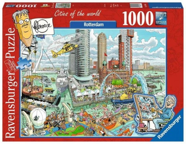 Ravensburger Polska Puzzle 2D 1000 elementów Rotterdam