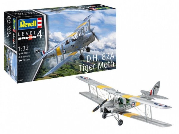 Revell Model plastikowy D.H. 82A Tiger Moth 1/32