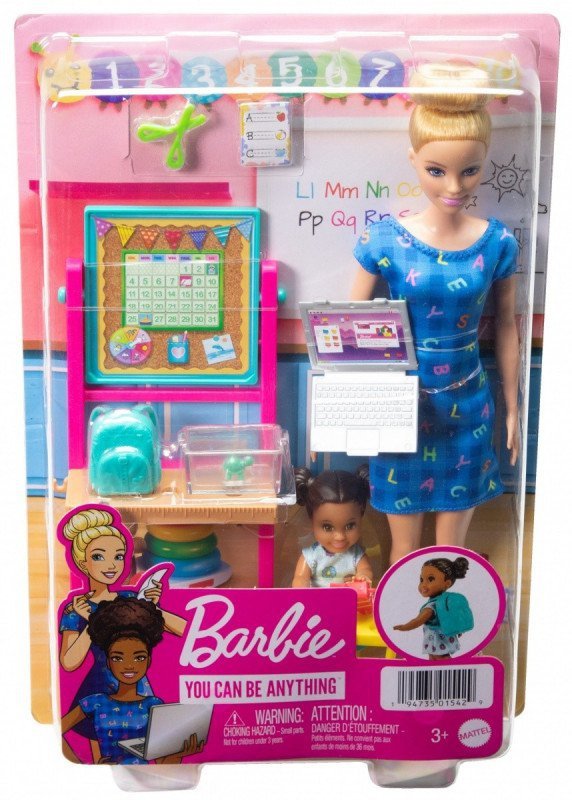 Mattel Lalka Barbie Nauczycielka HCN19