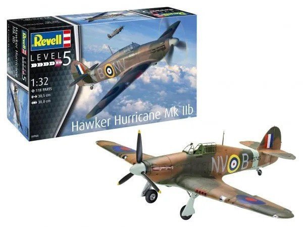 Revell Model plastikowy Samolot Hawker Hurricane MK IIB 1/32
