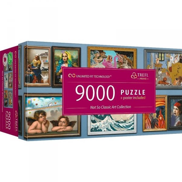 Trefl Puzzle 9000 elementów UFT Nie tak klasyczna kolekcja sztuki