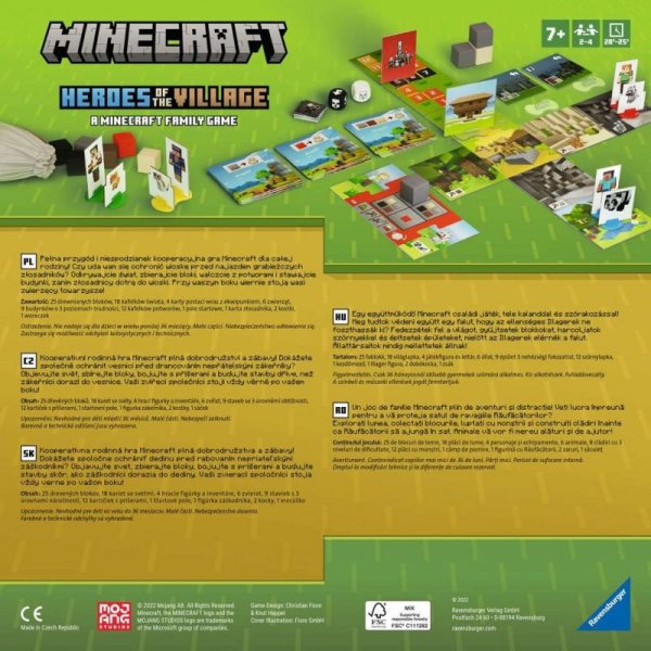 Ravensburger Polska Gra Minecraft dla dzieci Uratuj wioskę
