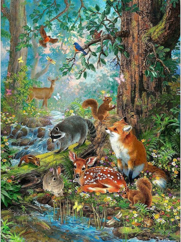 Norimpex Diamentowa mozaika - Leśne zwierzęta