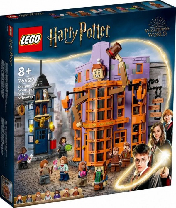 LEGO Klocki Harry Potter 76422 Ulica Pokątna: Magiczne dowcipy Weasleyów