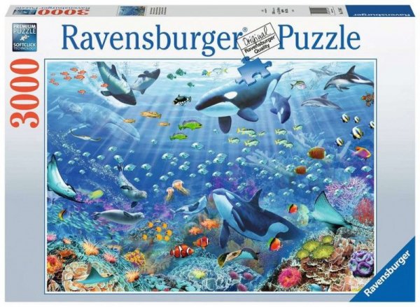 Ravensburger Polska Puzzle 3000 elementów Podwodny świat