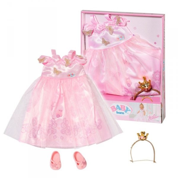 Zapf Ubranko Sukienka księżniczki Deluxe dla lalki Baby Born 43 cm