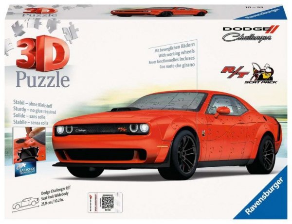 Ravensburger Polska Puzzle 3D Dodge Challenger R/T Scat Pack Widebod