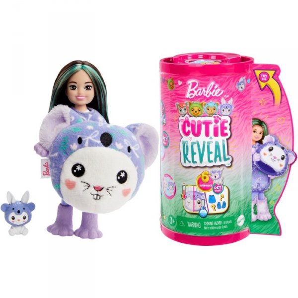 Mattel Lalka Barbie Cutie Reveal Chelsea Króliczek - Koala